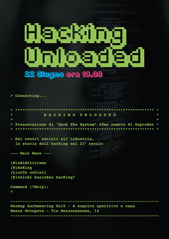 Locandina Hacking Unloaded